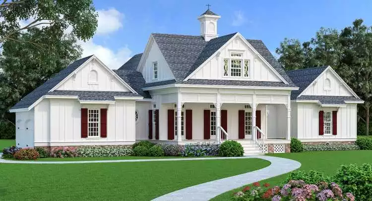 image of southern house plan 1080